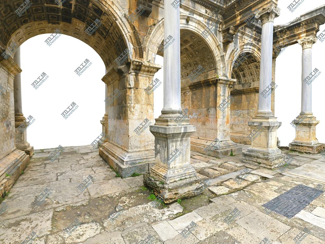 images/goods_img/2021040163/Hadrian's Gate 24K 3D model/2.jpg